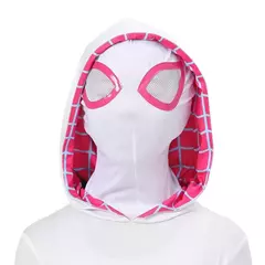 Adulto crianças gwen stacy aranha traje gwenstacy cosplay super-herói bodysuit macacão feminino meninas halloween roupas de natal presente