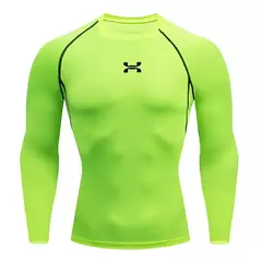 Camisa respirável Rashguard de compressão masculina, ajuste seco, camiseta esportiva MMA Fitness Gym, camisa de corrida, alta qualidade - comprar online