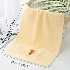 Toalha de rosto animal de desenho animado infantil, toalhas de banho para alunos do ensino primário, macio absorvente, doméstico, grande, crianças, bebê, 5pcs - Wolf Magazine