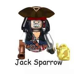 Piratas do caribe capitão jack jones davy jones blackbeard figura blocos de construção tijolos brinquedos para crianças