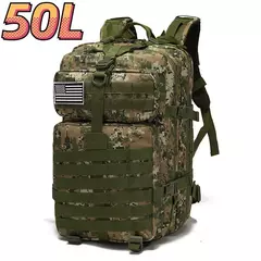 Imagem do Impermeável Trekking Fishing Hunting Bag, Mochilas ao ar livre, Tactical Sports, Camping, Caminhadas Mochila resistente, 25L, 50L
