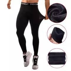 Imagem do Calças de Compressão Masculina, Calças Justas Masculinas, Leggings Corrida, Treino Esporte Fitness, Joggings Quick Dry Fit, Calças de Treino, Nova