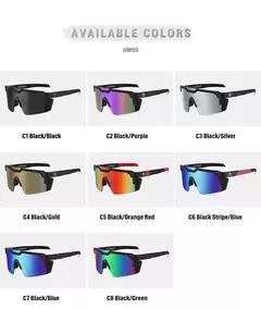 Óculos de sol conjugados quadrados para homens e mulheres, marca Heat Wave, óculos de sol para ciclismo, luxo, alta qualidade, novo, UV400 - loja online