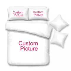 Conjunto de cama 3d personalizado com fronha, 3d, interessante e criativo, gêmeo, completo, rainha, king size, Dropshipping - comprar online