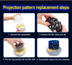 Ocean Jellyfish Lamp Projector para Crianças, Star Galaxy Night Light, Rotação 360 °, Sala, Aniversário, Presentes de Natal para Meninos e Meninas na internet