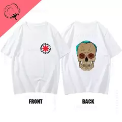 Imagem do Red Hot Chili Gráfico Impresso T-shirt para Homens e Mulheres, 100% Algodão, O Neck, Manga Curta, Casual Harajuku Streetwear, Peppers Moda, Novo