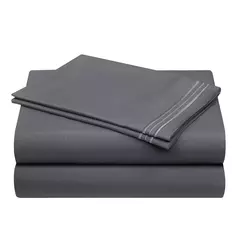 Battilo-Cama de casal Set Sheets, folha plana com Pillowscaso, Luxo Cooling, King and Queen, cama de tamanho completo, 4 PCs na internet