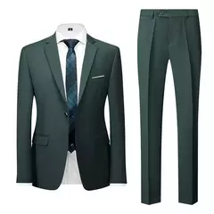 Conjunto de terno casual masculino de negócios, jaqueta masculina, blazers, calças, calças, colete, colete, moda, 2023 - loja online