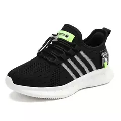 Moda calçados esportivos para crianças, tênis de malha respirável para meninos e meninas, sapatos leves ao ar livre - loja online