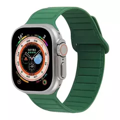 Pulseira Magnética de Laço de Silicone para Relógio Apple, Banda, Ultra, 49mm, 45mm, 44mm, 40mm, 41mm, Pulseira para Série iWatch, Ultra 8, 7, 6, SE, 5, 4, 3 - comprar online