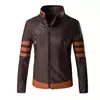 Jaquetas de couro genuíno para homens, casacos de pele, roupas masculinas grossas, inverno, Wolverine, Logans2024