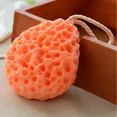 Honeycomb Shape Bath Sponge do bebê recém-nascido, Kids Massage Brushes, Shower Esfoliante, Body Face Cleaning, Scrubber, Newest, 1Pc - Wolf Magazine