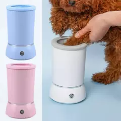 Pet pés lavadora elétrica pet pata limpador automático cão rápido baixo limpador pet pata portátil limpeza copo de ruído pé r3z8 - comprar online