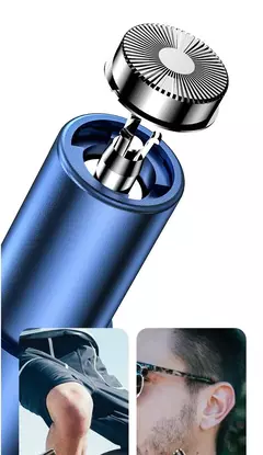 Aparador elétrico recarregável de cabelo para nariz, corte multicinético, recarregável, dois em um, unissex, totalmente automático, aparador lavável - loja online