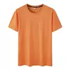 Camiseta extragrande manga curta masculina, secagem rápida, gola redonda, grande, tamanho grande, 5XL, 6XL