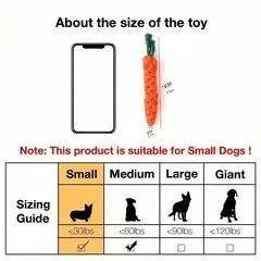 1pc pet nó brinquedo para cão e gato forma cenoura cão mastigar brinquedos corda de algodão brinquedos para cães internos brinquedos do gato acessórios do cão - comprar online