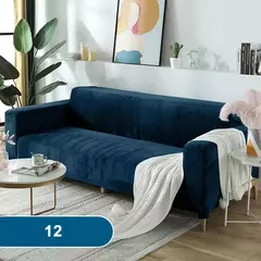 Velvet Sofa Cover adequado para braço em forma de L, estendido e mais grosso, H - loja online