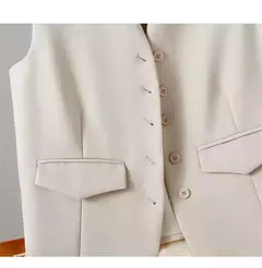Colete vintage sem mangas feminino, Casacos elegantes, Casacos, Roupa casual, Monocromática, Streetwear, Primavera, Verão, Outono, Vestuário na internet