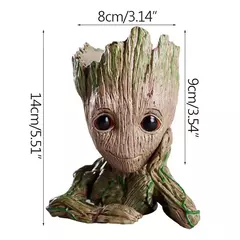 Imagem do Desenhos animados Groot Figurines para Decoração de Casa, Modelo Miniatura, Desktop Display, Artesanato, Árvore Homem Ornamento, Decoração Do Escritório, 5cm