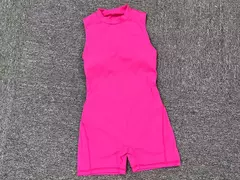Imagem do Sem mangas Yoga Vest Set para mulheres, colheita exercício, ginásio, treino, fitness, raspar shorts, macacão ativo, macacão esporte, almofada, 1 peça, 2024