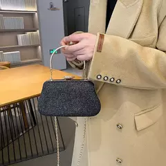 Saco de noite luxuoso para mulheres, alto design, banquete de festa, saco de glitter para senhoras, embreagem do casamento, bolsa de ombro, bolsa de corrente, marca - comprar online