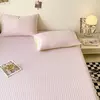 Folha de cama grade macia e confortável, lençol, adequado para quartos e convidados, excluindo fronhas, 1pc