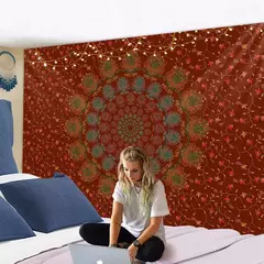 Mandala Tapeçaria para Decoração de Casa, Beach Yoga Mat, Colcha de Mesa, Pendurado, Boêmia, Indiano, Hippie, Quente, Novo, 210x148cm - comprar online