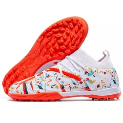 Picos longos dos homens chuteiras de futebol, Indoor Calçados Esportivos, Botas de Futebol Profissional, Sapatos Macios Respiráveis Unisex, Drop Shipping - loja online