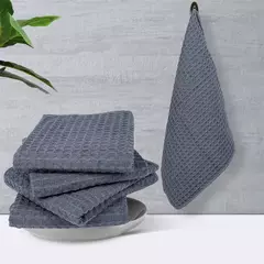 Homaxy-Microfiber Kitchen Towels, Thick Magic Dishcloth, Toalha de limpeza doméstica, Pano de lavagem macio, Absorvente polonês, Pano limpo, 6pcs - loja online