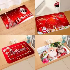 Decorações de Feliz Natal para Casa, Capacho De Alce, Ornamento De Ano Novo, Decoração De Festa De Natal, Natal Noel Rug, Presentes, 2024, 2025