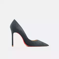 2022 outono nova mulher sapatos de salto alto sexy apontou camurça vermelho brilhante fundo bombas moda temperamento rasa sapatos de casamento