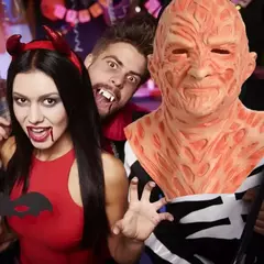 Assassinos jason máscara chapéu garras freddy krueger filmes de terror assustador látex chapelaria cosplay para emulsão para trajes de festa de halloween na internet
