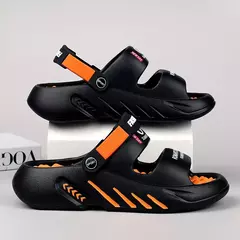 Sandálias casuais masculinas, sandálias originais, sapatos de praia de alta qualidade, tendência verão, 2021