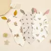 Bebê recém-nascido Algodão Mulsin Consolador Carton Rabbit Ear Double Guaze Acalme Appease Toalha para crianças Bibs Burp Panos Infantil