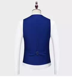 Terno casual de negócios masculino para casamentos, blazer genuíno, colete e calças, grande e alto, colete slim fit, calças de vestido, tamanho EUA - comprar online