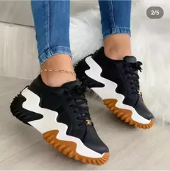 Tênis de lona alta para mulheres, tênis, com renda, respirável, casual, correndo, plataforma, meninas, vulcanizado, outono, moda