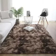 Tapete De Lã De Seda Tie-Dye Tapete De Quarto Espessado Cabelo Comprido Cobertor De Cama De Janela, Simples Ins Vento, Cor sólida, Sala De Estar, Atacado - Wolf Magazine