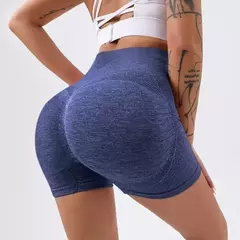 Shorts de ioga sem costura Spandex para mulheres, sexy booty push up shorts, leggings de cintura alta para mulheres, shorts de ginástica para correr, ciclismo, fitness