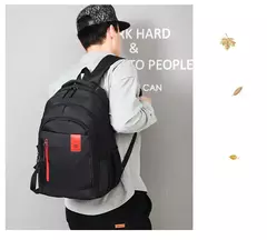 Imagem do Mochila Oxford Business impermeável para homens e mulheres, bolsa para computador, mochila de viagem casual, mochila escolar luminosa, nova