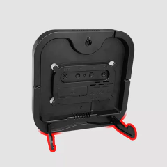 Relógio de parede digital temperatura data semana dispaly relógio de mesa eletrônico 12/24h montado na parede led despertador controle remoto - Wolf Magazine