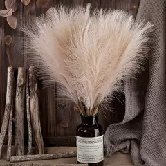 Faux Pampas Grass para vaso de chão, alta para enchimento de vasos, Boho Rustic Farmhouse, Home Decor, 10pcs - loja online