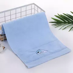 Toalha de rosto animal de desenho animado infantil, toalhas de banho para alunos do ensino primário, macio absorvente, doméstico, grande, crianças, bebê, 5pcs - loja online