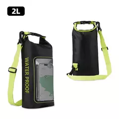 Saco seco impermeável para trekking, deriva, rafting, surf, caiaque, sacos de esportes ao ar livre, equipamento de acampamento, tela sensível ao toque, XA394Q, 2L - loja online