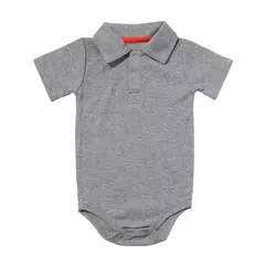 Verão bebê menino menina macacão turn-down collar infantil roupas de algodão recém-nascido macacão para 0-2y crianças bebe outfits - loja online