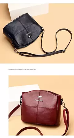Imagem do Pequena bolsa de couro PU para mulheres, bolsa crossbody, mensageiro, bolsa com zíper, bolsa de viagem feminina, moda verão, nova chegada