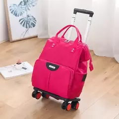 Saco De Viagem Trolley Impermeável, Saco De Bagagem De Roda Universal, Conveniente Saco De Embarque, Rolando Trolly Mala, Mochila, Bolsa - loja online