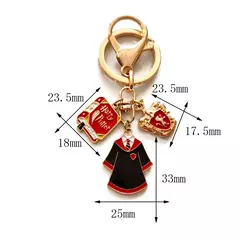 Hogwarts Badge Keychain para Crianças, Harry Potter, Periféricos de Filme, Pingentes Mochila, Decorações de Festa, Grifinória Sonserina, Brinquedos Presente na internet