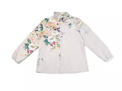 Camisa de botão feminina com estampa de linha, blusas elegantes, primavera e verão, roupas femininas plus size, preto e branco, 2024 na internet