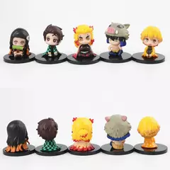 4-5 pçs/set Anime Demon Slayer Kimetsu No Yaiba Figura Q Posket Kamado Tanjirou Kamado Nezuko Agatsuma Figura Brinquedos 4-5 cm - comprar online