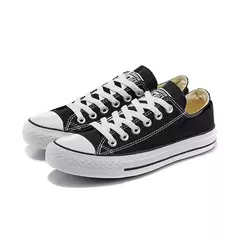 Imagem do Converse-all star clássico unisex skate sapatos para homens e mulheres, preto